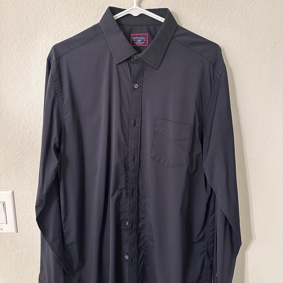 Untuck It Wrinkle-Free Performance Gironde Shirt -Slim Fit - Picture 3 of 4